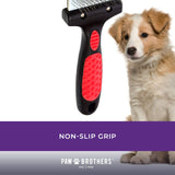 Ryan's Pet Supplies Paw Brothers Two-Sided Slicker Brush for Dogs, Soft, Small 1 Count (Pack of 1)