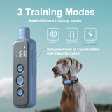 Shock Collar for Dogs - Dog Training Collar with Remote for Small Medium Large Dogs with 3 Modes (10-120 Lbs) IPX7 Waterproof Rechargeable E Collar for Dogs Training, No Shock No Prongs for Optional