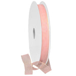 Morex Ribbon Harmony Ribbon, Metallic, 5/8 inch by 50 Yards, Coral, Item 1401.03/50-409 5/8" x 50 yd