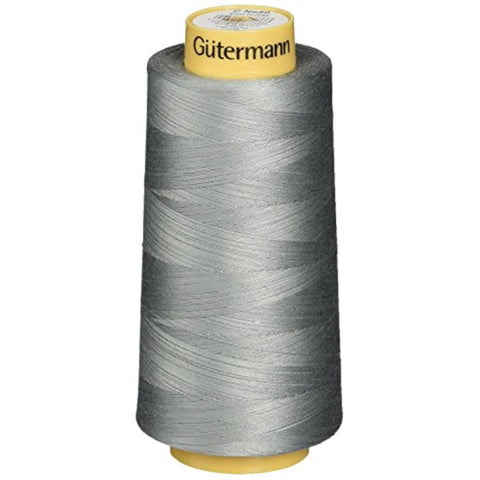 Gutermann 3000C-6206 Natural Cotton Thread Solids, 3281-Yard, Grey Gray