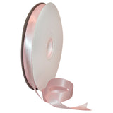 Morex Ribbon 08816/00-117 Double Face Satin Ribbon 5/8" X 100 YD Light Pink Ribbon for Gift Wrapping, Birthday Gift Cards, Satin Dress for Women, Silk Ribbons for Crafts, Wedding Gifts for Couple