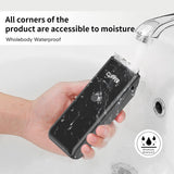 Founouly Home Professional Dog Grooming Kit Clipper Low Noise USB Rechargeable for Dog Cat Ap005-black