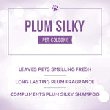 Nature's Specialties Plum Silky Dog Cologne for Pets, Natural Choice for Professional Groomers, Plum Fragrance, Made in USA, 32 oz 32 Fl Oz (Pack of 1)