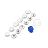 Dritz 14-24 Cover Button Kit with Tools, Size 24 (5/8-Inch), 6-Piece, Nickel Size 24 - 5/8-Inch 6-Piece Kit with Tools