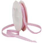 Morex Ribbon Double Ruffle Ribbon, 3/8-Inch by 16.5-Yard, Pink (96502/15-022)