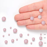 60pcs 6mm Natural Stone Beads Kunzite Beads Energy Crystal Healing Power Gemstone for Jewelry Making, DIY Bracelet Necklace