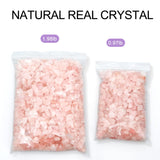 gemshan 2lb Rose Quartz Chips Natural Crushed Crystal Chip Bulk 7mm-9mm Tumble Healing Crystal Stone for Aquarium Vase NO NO