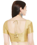 Studio Shringaar Women's Polyester Sleeve Saree Blouse