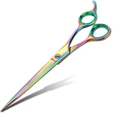 Sharf Professional 8.5" Rainbow Pet Grooming Scissors: Sharp 440c Japanese Clipping Shears for Dogs, Cats & Small Animals| Rainbow Series Hair Cutting/Clipping Scissors w/Easy Grip Handles