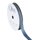 Offray 65433 3/8" Wide Grosgrain Ribbon, 3/8 Inch x 18 Feet, Antique Blue