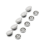 Dritz 213-18 Half Ball Cover Buttons, Size 18 - 7/16-Inch, 5-Sets Size 18 (7/16-Inch)