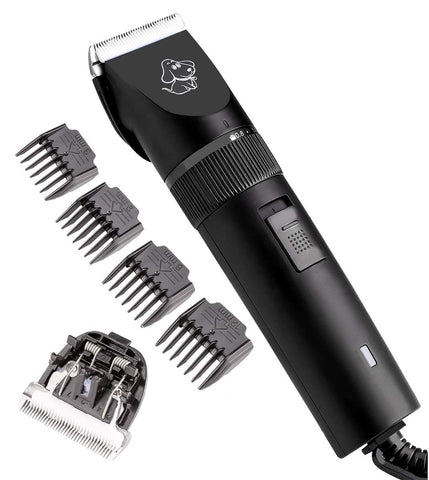 LSHELL Dog Clippers for Grooming 12V High Power Professional Dog Hair Clipper - Quiet Pet Hair Electric Clipper for Dogs & Cats and Other Animals