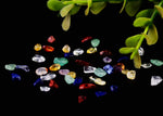 7 Chakra Natural Chip Stone Beads 3-5mm 100g About 500 Pieces Irregular Gemstones Healing Crystal Loose Rocks Bead Hole Drilled DIY for Bracelet Jewelry Making Crafting (3-5mm, 7 Chakra Color Mix)