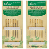 Clover Gold Eye Chenille, No. 22 (Pack of 2) 1 Count (Pack of 2)