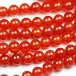 Red Agate 4mm Gemstone Beads for Bead Bracelet Making kit Energy Healing Crystals Jewelry Chakra Crystal Jewerly Beading Supplies 15.5inch About 90-100 Beads Red Agate