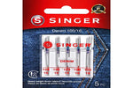 Singer Needles Machine Denim 100/16 5-Pack, 100/16-5 Count Set of 5, 100/16