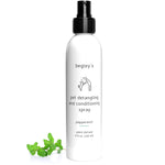 Begley's Natural Pet Detangling Spray - Premium Essential Oil Scented Detangler Spray for Dogs, Puppies & Cats - Dog Leave in Conditioner Spray - Dematting Spray for Dogs & Pets - 8 oz, Peppermint 8 Fl Oz (Pack of 1)
