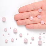 45pcs 8mm Natural Rose Quartz Gemstone Beads Energy Healing Crystal Round Loose Stone Beads for Jewelry Making, DIY Bracelets Necklaces