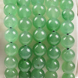 Massive Beads Natural Healing Power Gemstone Crystal Beads Unisex Adjustable Macrame Bracelets 8mm Green Aventurine