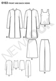 New Look Sewing Pattern 6163 Misses Separates, Size A (8-10-12-14-16-18)