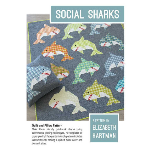 Elizabeth Hartman Social Sharks Pattern