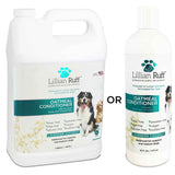 Lillian Ruff Calming Oatmeal Pet Conditioner for Dry Skin & Itch Relief with Aloe & Hydrating Essential Oils - Replenish Moisture & Deodorize - Soothing Conditioner for Normal/Sensitive Skin (Gallon) Gallon