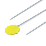 Dritz 3010 Flat Flower Pins, 2-Inch (50-Count) , Yellow