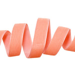 Morex Swiss Velvet Ribbon, Nylon, 5/8 inch by 11 Yards, Coral 5/8" x 11 Yd