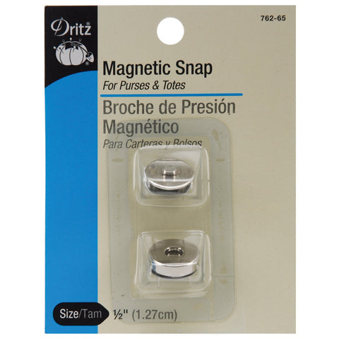 Dritz 762-65 Magnetic Snap, 1/2-Inch, Nickel