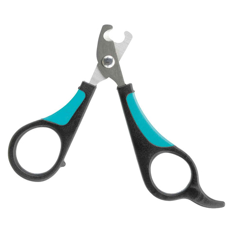 TRIXIE Pet Grooming Nail Clippers, For Small Dogs, Cats, Small Animals, and Birds, 3" (8cm), Turquoise/Black,2373