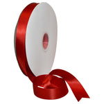 Morex Ribbon 08822/00-250 Double Face Satin Ribbon 7/8" X 100 YD Red Ribbon for Gift Wrapping, Birthday Gift Cards, Satin Dress for Women, Silk Ribbons for Crafts, Wedding Gifts for Couple