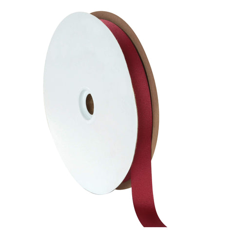 Berwick Offray 7/8" Grosgrain Ribbon, Currant Red, 100 Yards