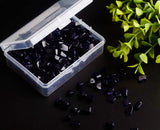 Natural Chip Stone Beads Blue Sandstone 5-8mm About 400 Pieces Irregular Gemstones Healing Crystal Loose Rocks Bead Hole Drilled DIY for Bracelet Jewelry Making Crafting (5-8mm, Blue Sandstone)