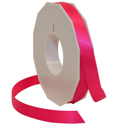 Morex Ribbon Neon Brights Satin, 5/8-inch by 50-yard, Neon Hot Pink 5/8" x 50 Yd