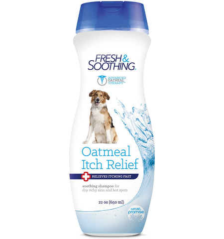 Naturel Promise Fresh & Soothing Oatmeal Itch Relief Shampoo for Pets, 22oz - Fast Acting Oatmeal Shampoo for Dogs and Cats to Relieve Itchy Skin - Soap, Dye, & Paraben Free - Made in The USA 22oz (Pack of 1)