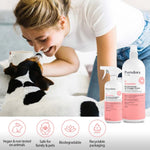 Purodora Lab Pet Shampoo & Skunk Odor Neutralizer (Step 2 of 2) | All-Natural, Organic, and Non Irritant Skunk Odor Neutralizer for Home and Professional Grooming (4L, 135oz – Apple & Cotton Scent) Shampoo 4L Skunk & Strong Smells