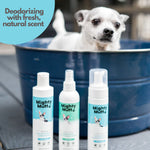 Mighty Mutt Dog Shampoo Grooming Kit | 3 Piece Set | Includes Dry Shampoo, Hypoallergenic Shampoo-Conditioner, and Deodorizing Spray | Hypoallergenic, Natural, Professional Results