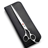 Purple Dragon 4“/5"/5.5"/6"/6.5"/7"/7.5"/8"/9"/10" Sharp Edge Salon Hair Cutting Shears - Pet/Dog Grooming Scissors with Bag - Perfect for Barber or Pet Groomer 8 inch