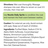 Nootie - Pet Shampoo for Sensitive Skin - Revitalizes Dry Skin & Coat - Natural Ingredients - Soap, Paraben & Sulfate Free - Cleans & Conditions 16 oz Cucumber Melon Shampoo
