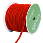May Arts Velvet Ribbon 1/8"x50 Yards-Red Red