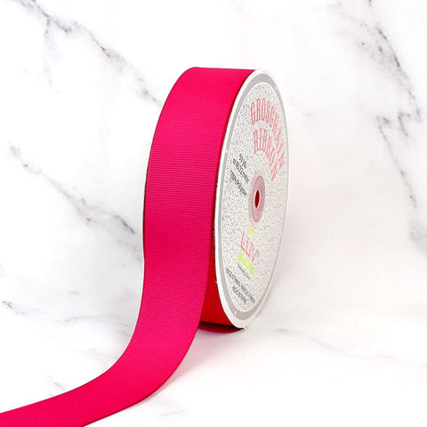Creative Ideas Solid Grosgrain Ribbon, 1-1/2-Inch by 50-Yard, Hot Pink
