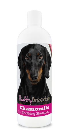 Healthy Breeds Dachshund Chamomile Soothing Dog Shampoo 8 oz Dachshund, Black