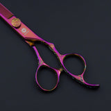7 inch Professional Japanese 440C Dog Chunker Shears Pet Grooming Thinning Scissors with Adjustment Screw A-Cutting-7.0