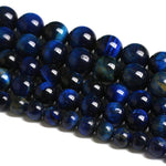 12MM 30PCS Natural Stone Multi Lapis Blue Tiger Eye Stone Beads for Jewelry Making DIY Bracelet Energy Crystal Healing Power 12mm