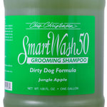 Chris Christensen SmartWash 50 Grooming Shampoo Jungle Apple, Groom Like a Professional, Delightfully Fragranced and Concentrated, Suitable for All Coats, Made in The USA, Gallon 128 oz