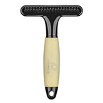 CONAIRPRO dog & cat Dog Brush for Shedding, Ideal for all Pets and Breeds 1/2" Rake to Help Reduce Heavy Undercoat, Wet/Dry Brush Short Tooth Undercoat Brush