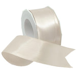 Morex Ribbon Wired Satin Ribbon, 1.5 inch by 10 Yard, Ivory, 09609/10-004 1-1/2 inch by 10 yards
