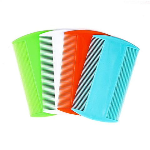 KEKANIU 48 Packs Wholesale Fine Combs Double sided Pet Combs, dog tear stain comb、grooming combs for cats。 Cat Dog Pet Effectively Clean Mucus and Stains (Lice-comb-48pack) Lice-comb-48pack