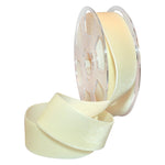 Morex Ribbon 01240/10-564 Nylvalour Swiss Velvet Nylon Ribbon, 1 1/2-Inch by 11-Yard, Cream, 1.5"" x 11 yd" 1.5" x 11 Yd