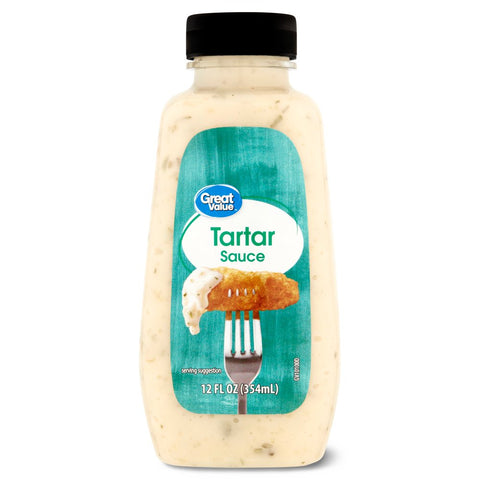 Great Value Tartar Sauce, 12 Fl Oz